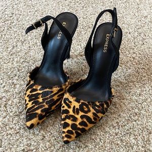 Express Cheetah Heels